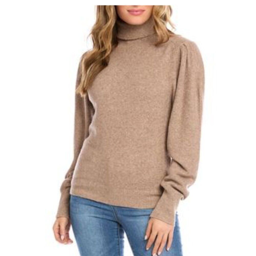 NWT KAREN KANE Poof Sleeve Top Wool Blend Size XS